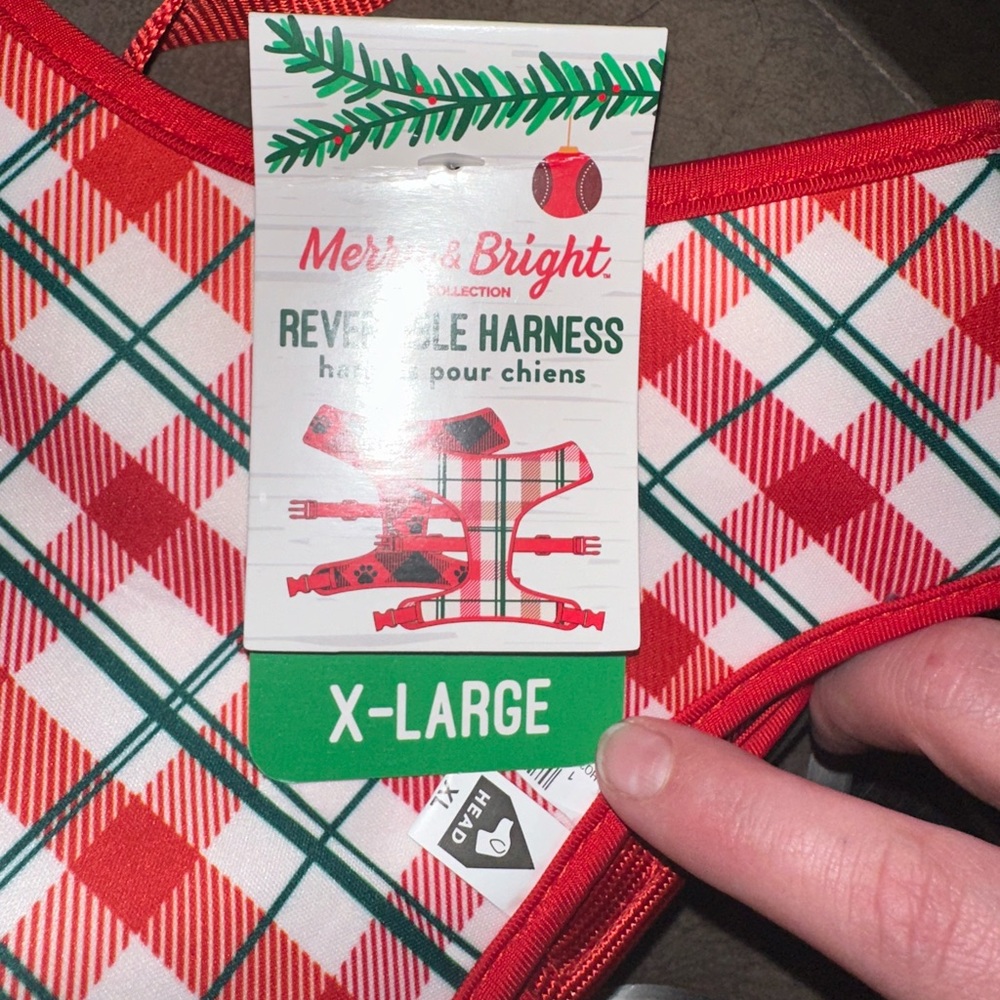 Reversable dog harness